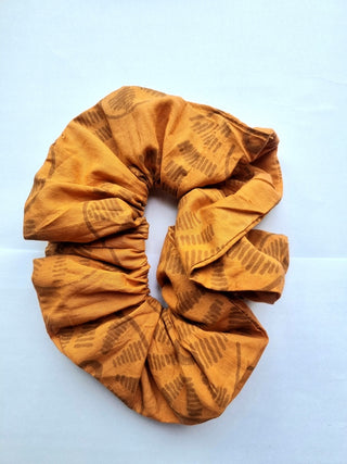 Orange Shell Giant Oversized Scrunchie