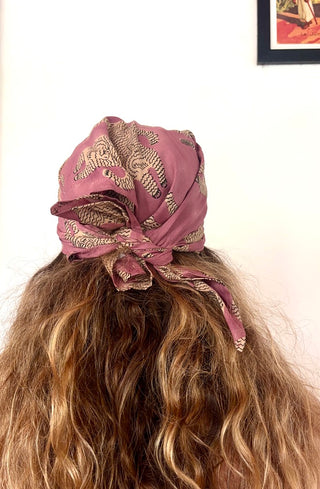 Pink Tiger Bandana Headscarf