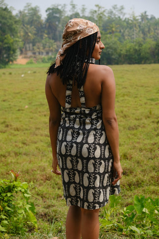 Brown Crab Bandana Headscarf