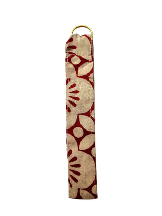 Terracotta Cinnabar Tag Me Key Bag Charm