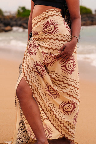 Happy Red Sun Sarong
