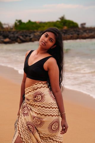 Happy Red Sun Sarong